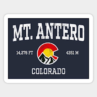 Mt Antero Colorado 14ers Vintage Athletic Mountains Magnet